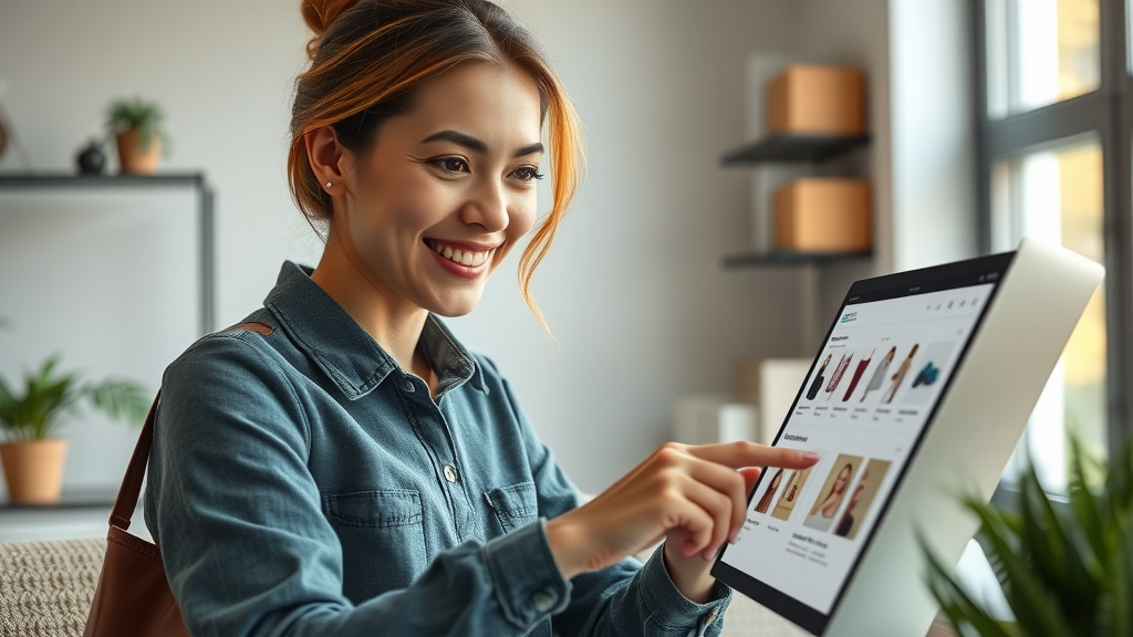 on-site behavioral targeting, engaged shopper viewing personalized product suggestions