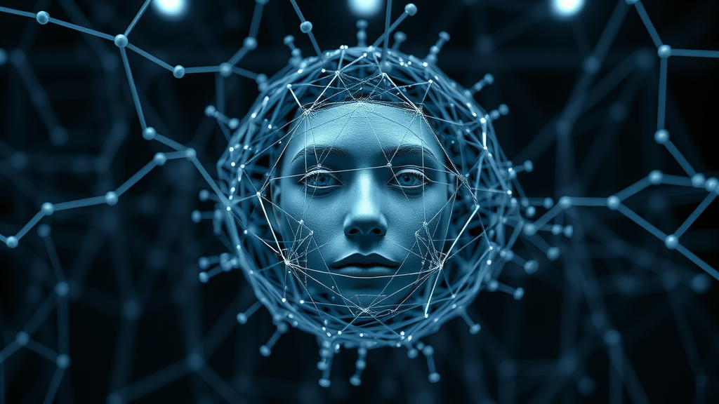 Innovative AI network visualizing data connections for AI-driven personalization