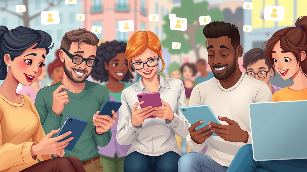 diverse group of users experiencing omnichannel content personalization across devices