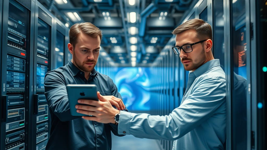 dynamic content delivery - engineers configuring a scalable content delivery network